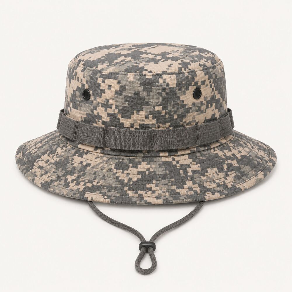US Military ACU Digital Camo Boonie Hat XS UCP Gray Green GI Jungle Cap 6 3/4